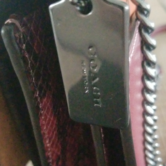 Coach Orange and Brown Crossbody Bag - Picture 4 of 13